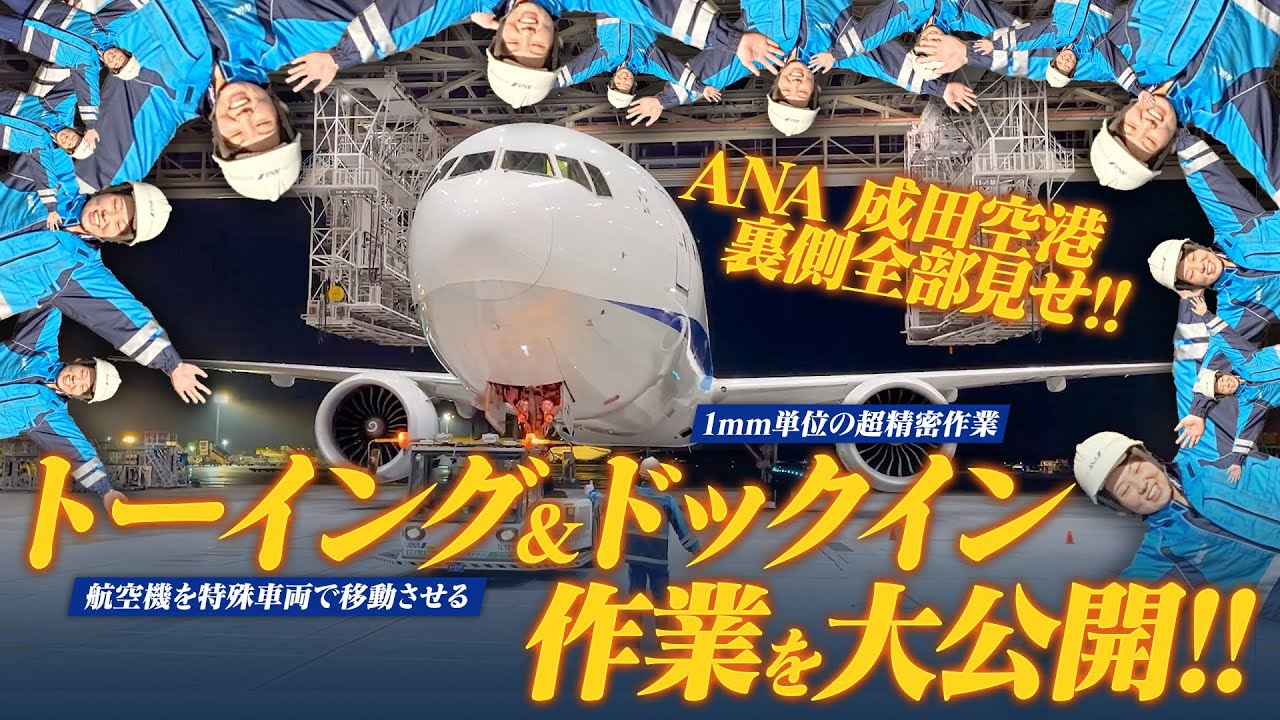 【グランドハンドリングの重要任務！】トーイング・ドックインって？【成田空港】
