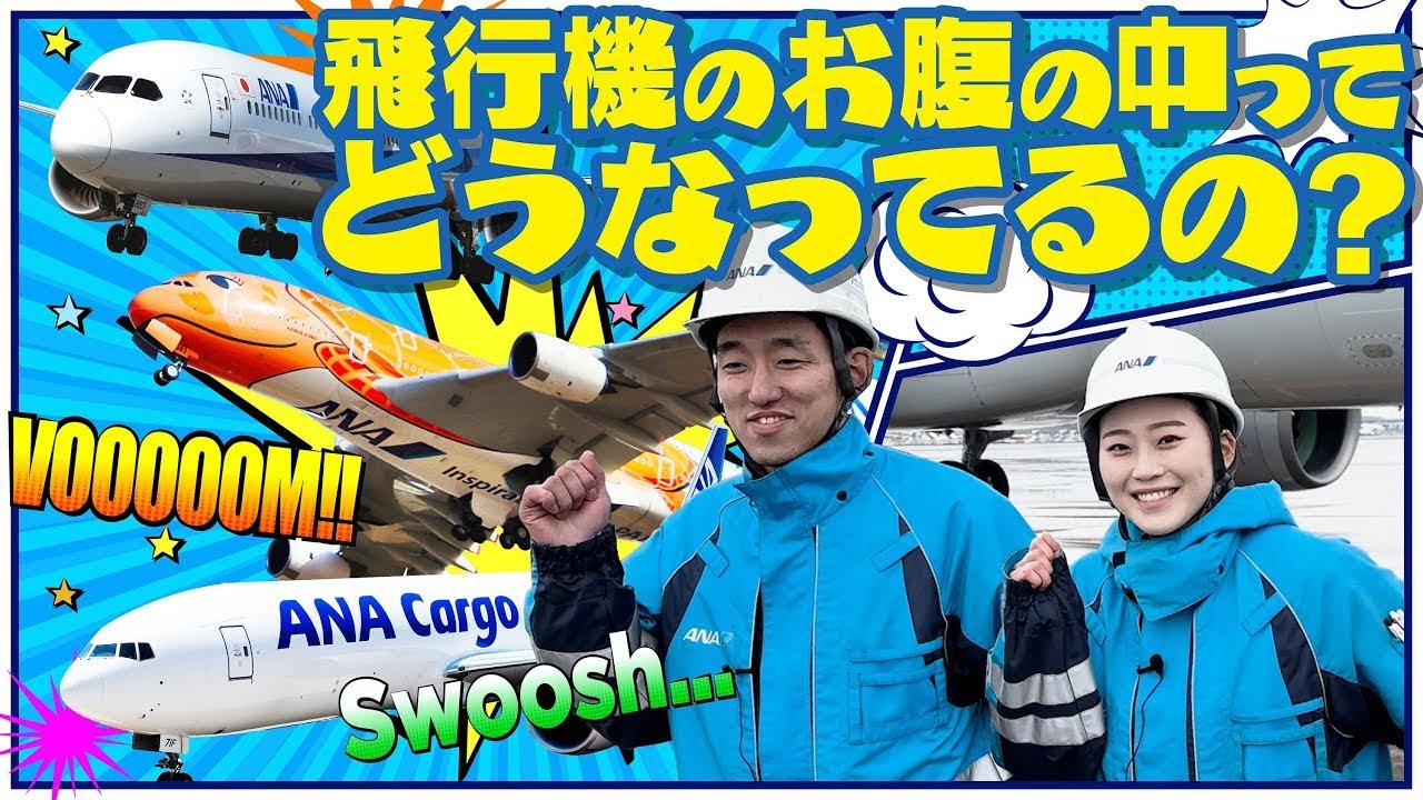 【大公開】成田空港で飛行機のお腹の中に入ってみた