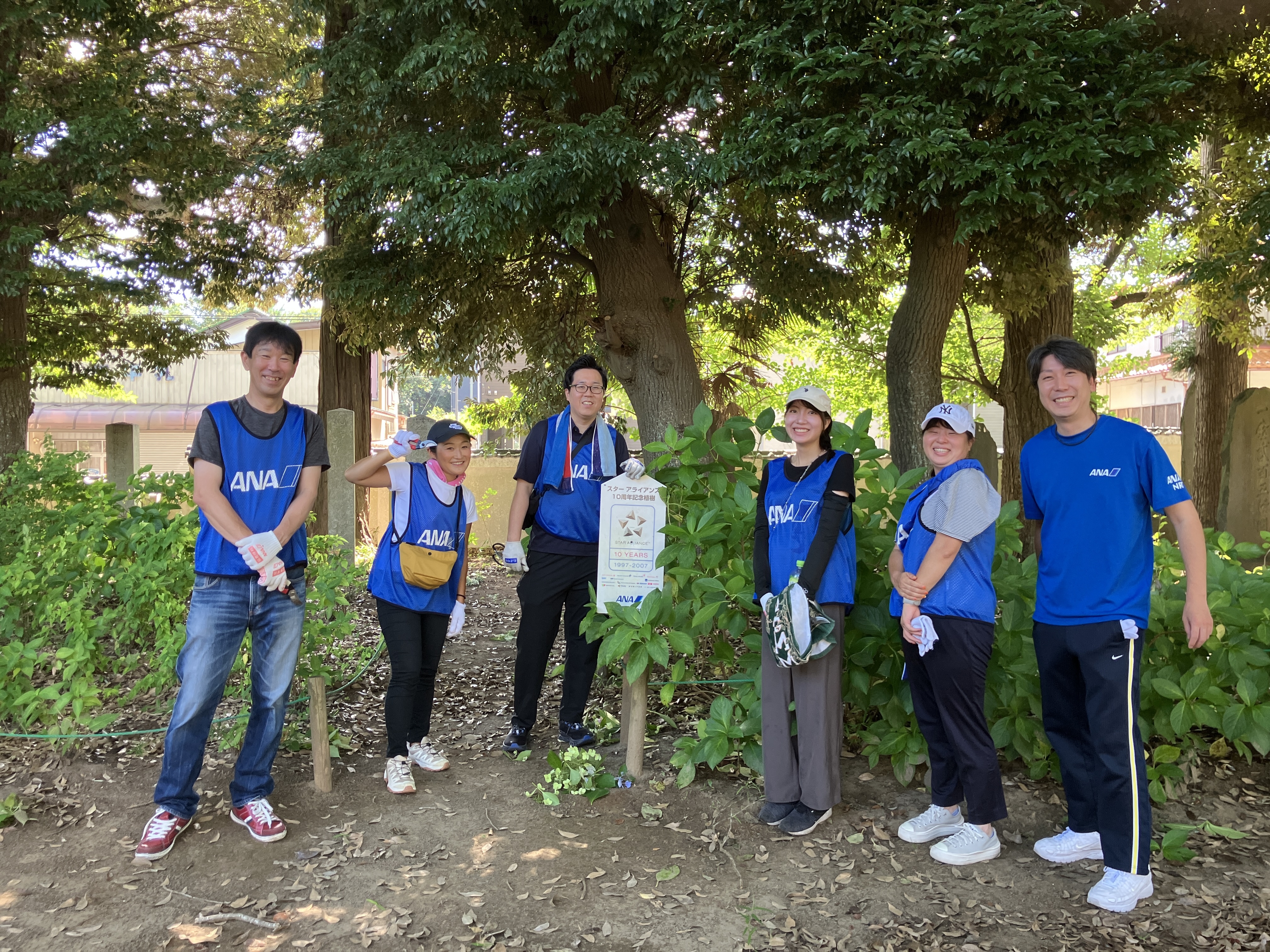 【地域活動】宗吾霊堂にて紫陽花の花殻摘みに参加しました